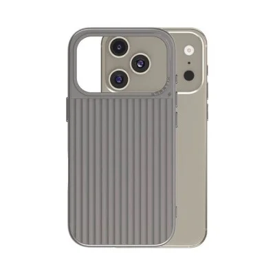 Smartix Ultraguard Silicone Magnetic Case for iPhone 17 Pro Max - Titanium Gray
